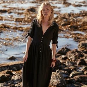Free people black dress! NEVER BEEN WORN! TAGS STILL ON! Size Medium